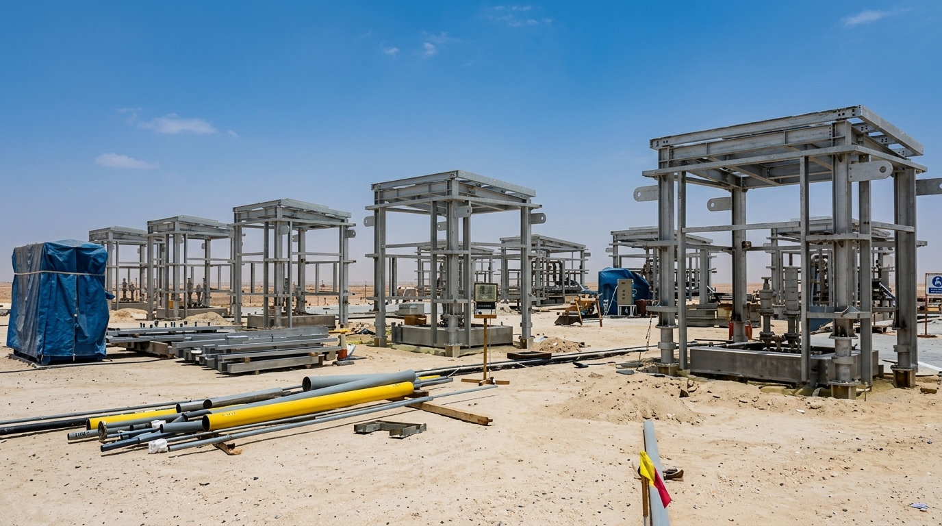 Structural steel fabrication